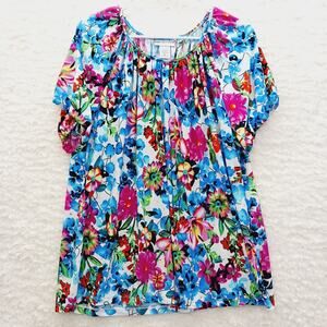 Blouse Size XL Bloomcore Romantic Whimsycore Cottagecore Feminine Sequin Floral